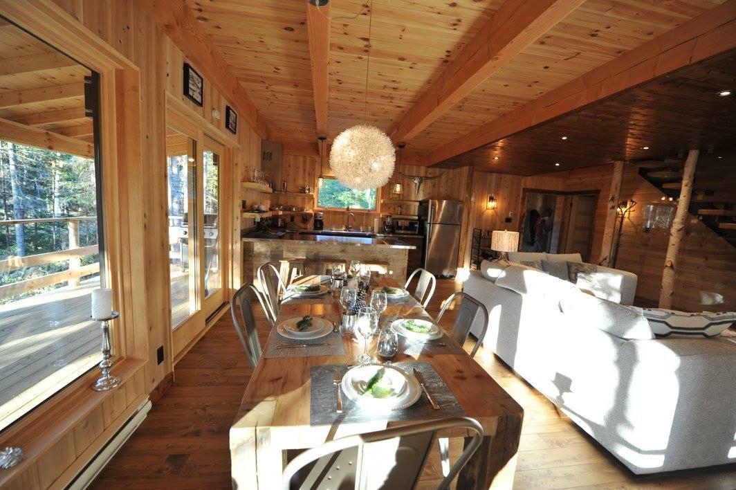 Les Bouleaux - Les Chalets Spa Canada La Malbaie Buitenkant foto