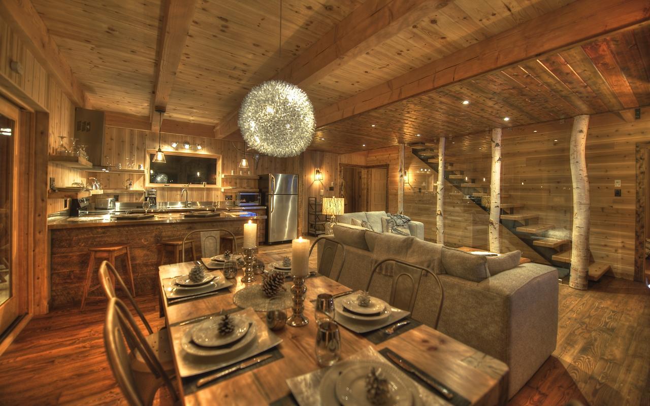 Les Bouleaux - Les Chalets Spa Canada La Malbaie Buitenkant foto